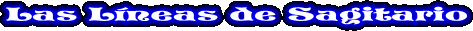 Las Lneas de Sagitario